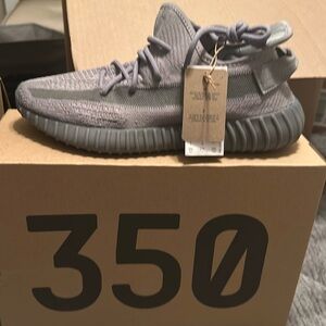 Men’s Yeezy 350’s Sz 9 1/2 steel grey.  Brand new with tags.